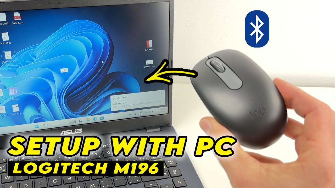 Как настроить ПК с мышью Logitech M196 через Bluetooth
