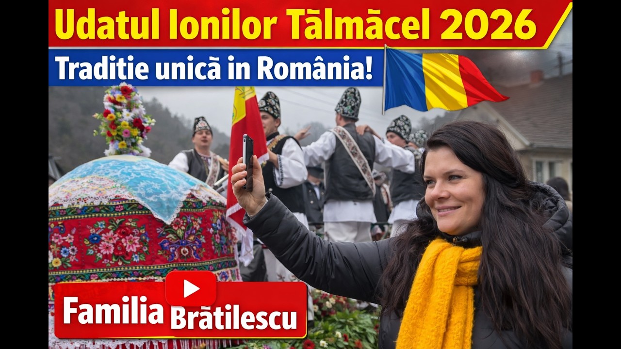 Udatul Ionilor Tălmăcel 2026-Traditie unica in Romania! Familia Brătilescu