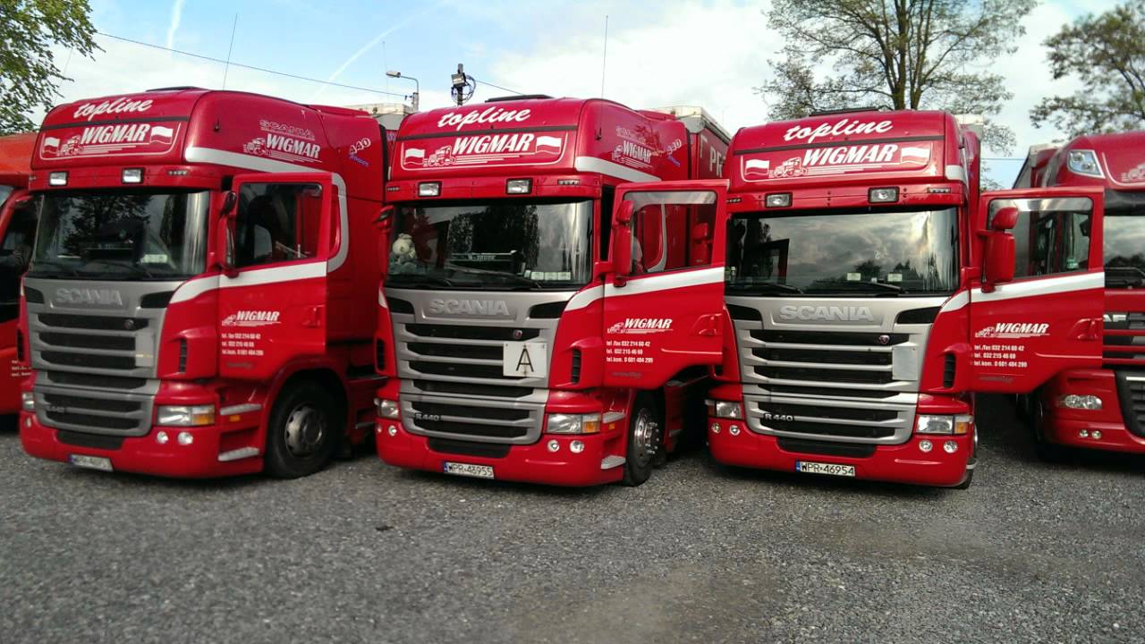 Wigmar Scania R DAF XF EURO 6 SERWIS Przew&oacute;z os&oacute;b