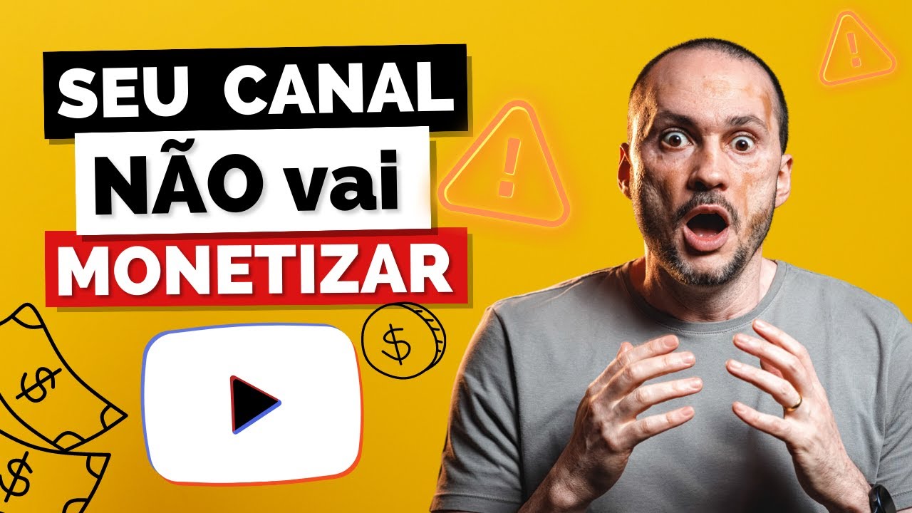 💥 [NÃO MONETIZA] 10 tipos de Canais que o YouTube REJEITA!