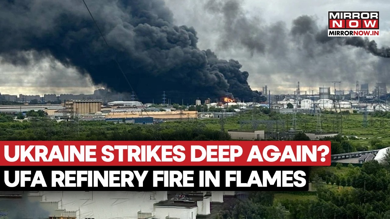 Ukraine Strikes Russian Oil Refinery: Ufa Facility Engulfed In Flames Amid Push To Hit Energy Sector