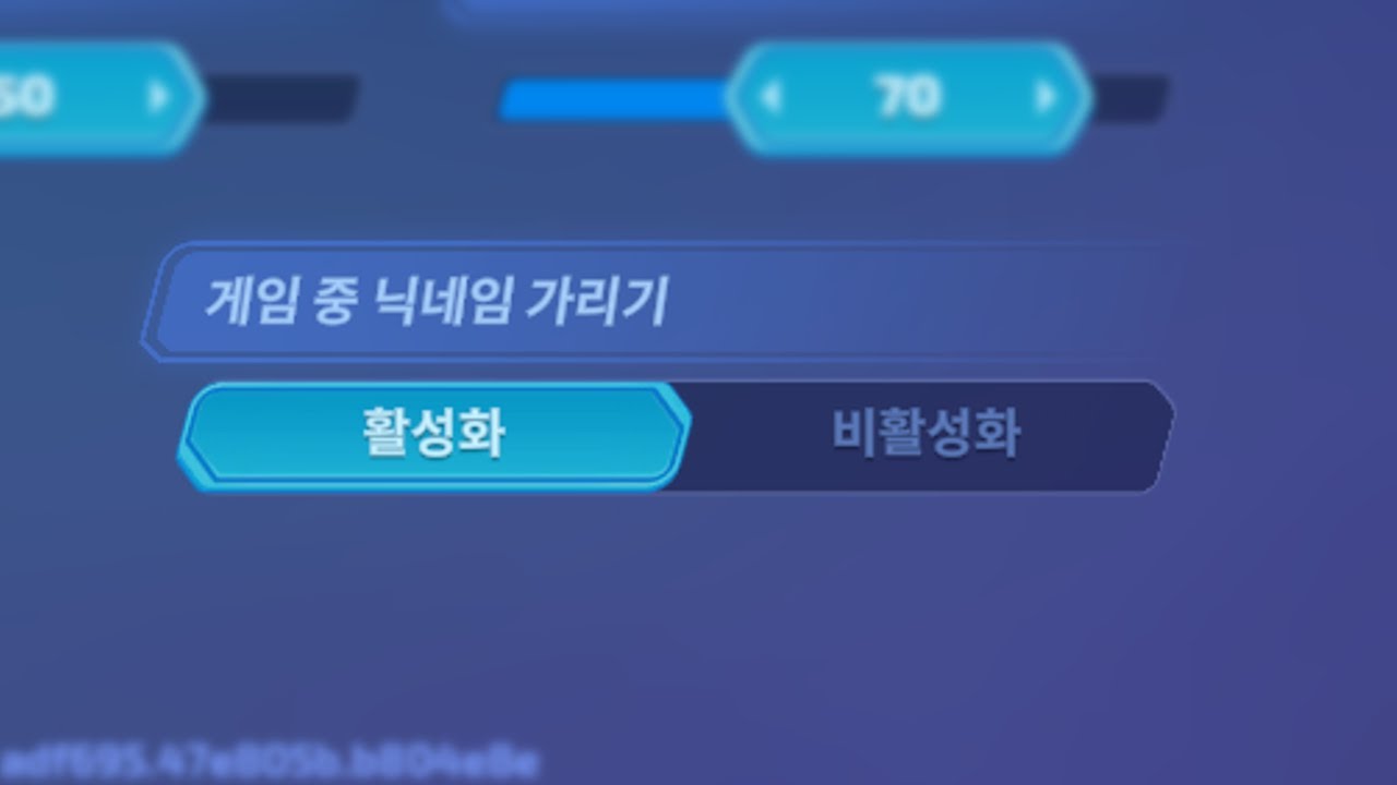 닉네임 가리기 버튼으로 가릴 수 있는 곳은? [Smash Legends]