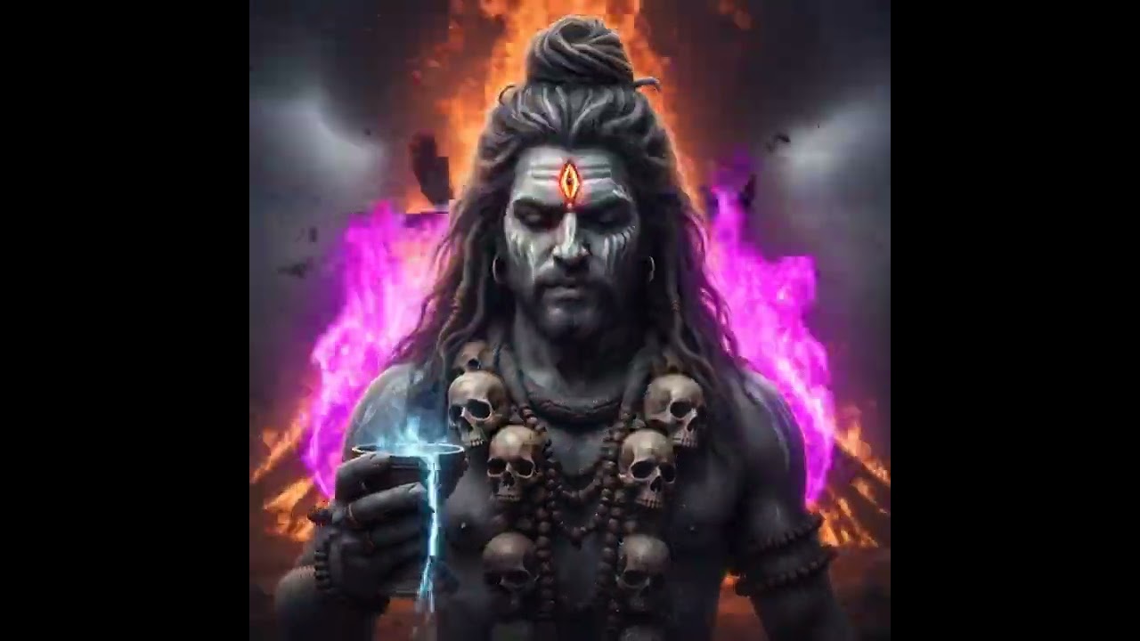 SMASHAN TANDAV The Ash & The Fire 🔱💀 #AghoriRage #MahaShivaratri #Aghori #Metal #Mahadev #ShivShakti