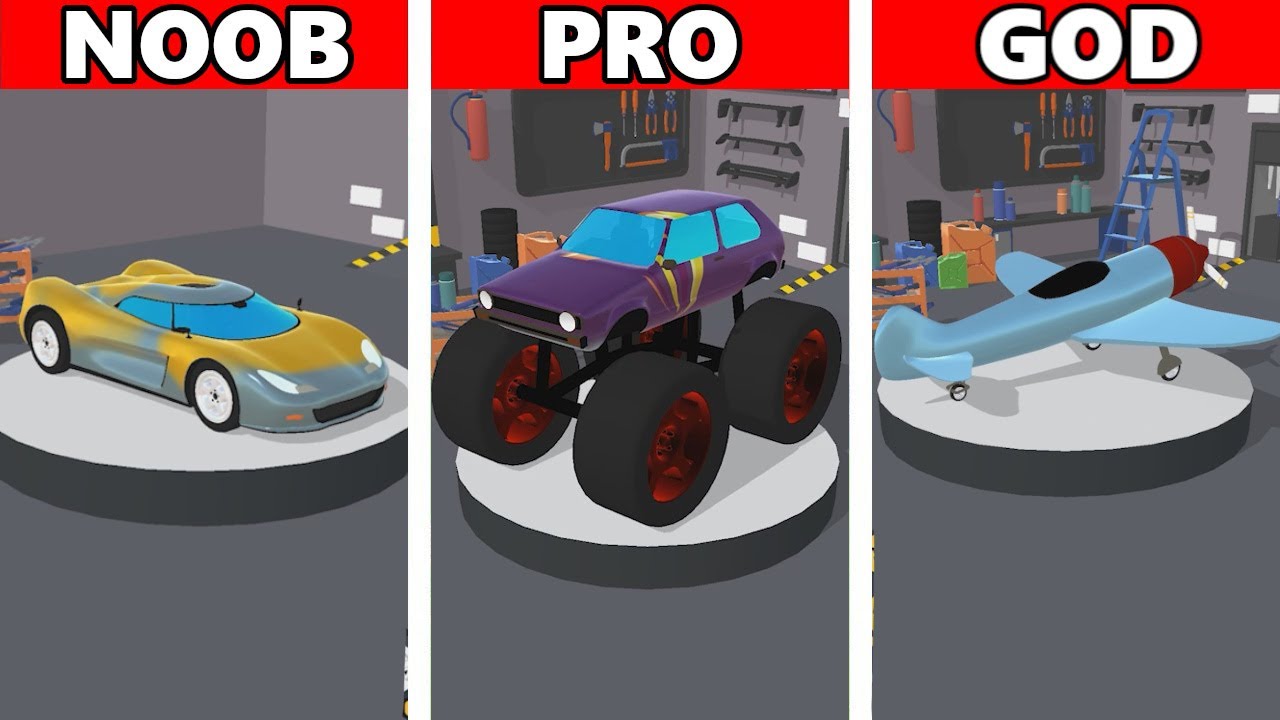 Car Master 3D - NOOB vs PRO vs GOD