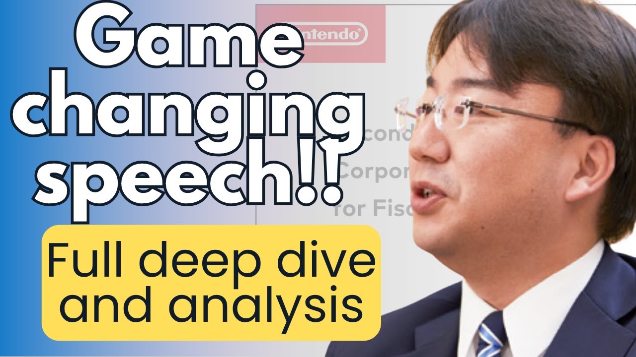 Nintendo President's speech marks a new era | Financial presentation speech full breakdown