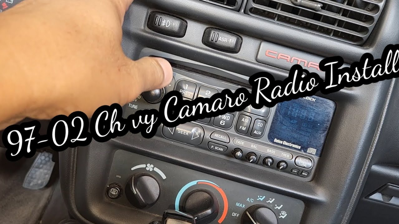 97- 02 Chevy Camaro Pontiac radio installation |Quick| Easy