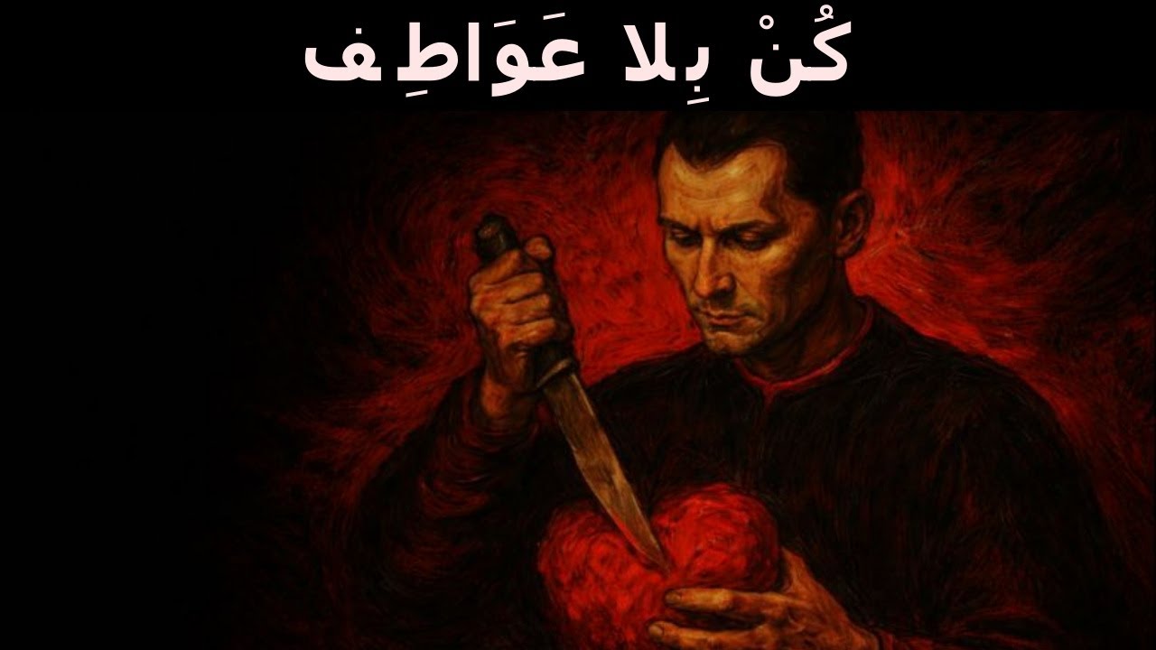 لا تشعر بشيء. أتقن كل شيء. | مكيافيلي