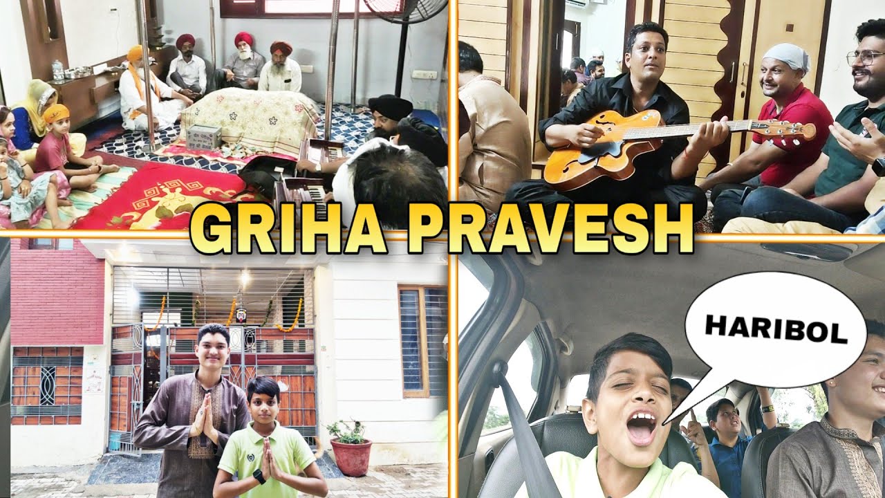 Griha paravesh in patiala| Housewarming Ceremony | One Day Lifestyle Vlog |
