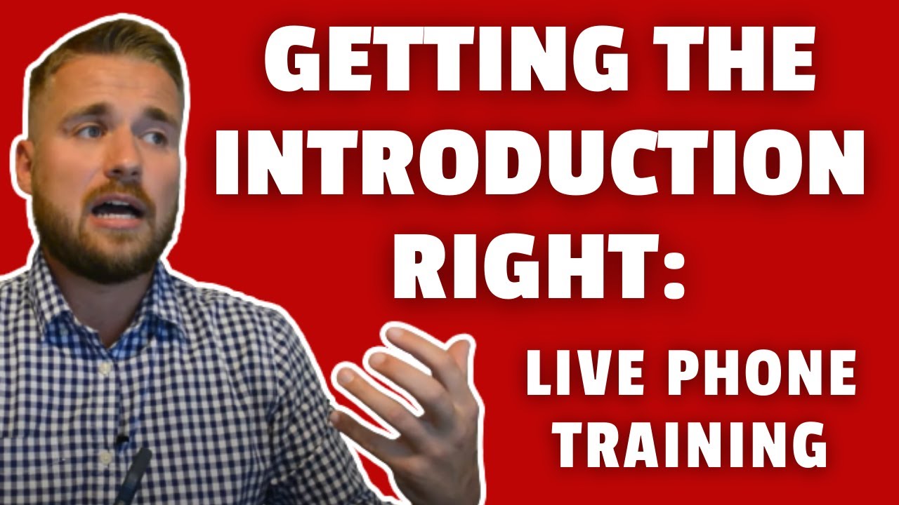 Getting the Introduction Right: Live Medicare Call Training