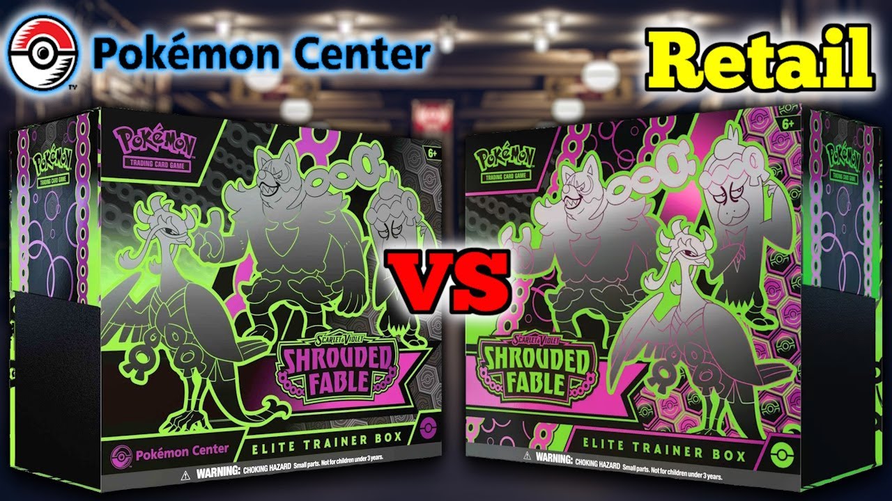 Shrouded Fable - Pokémon Center VS Retail ETB!