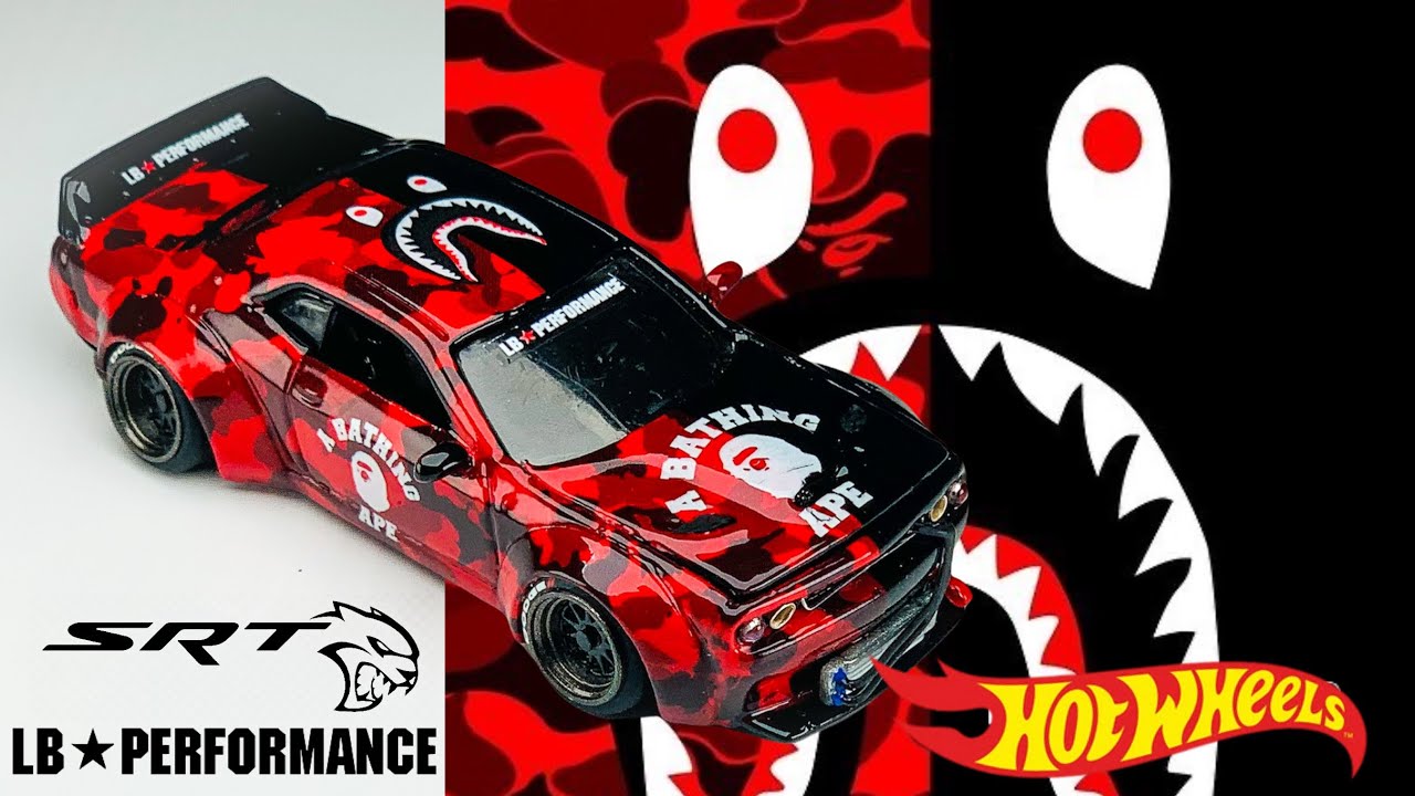 Dodge Hypecat Challenger SRT LB performance Bape Hot Wheels Custom