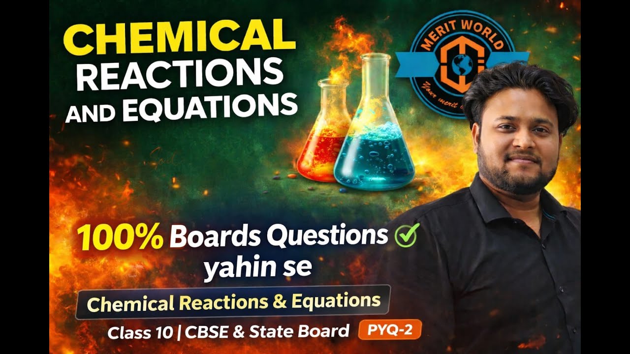 Chemical Reactions &Equations|Class10 Chemistry|100% Boards Questions|PYQ-2| by RJ Sir 
