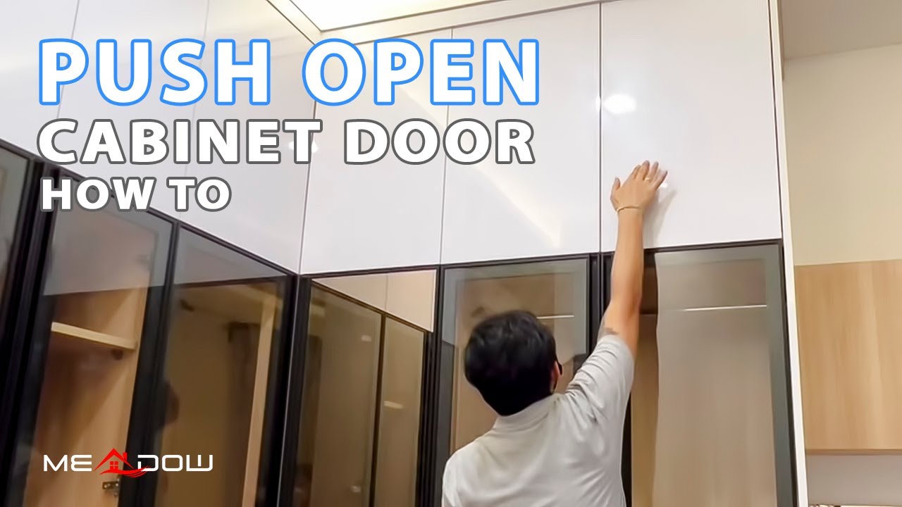 Cara Membuat Pintu Push Open // Installation Push Latch