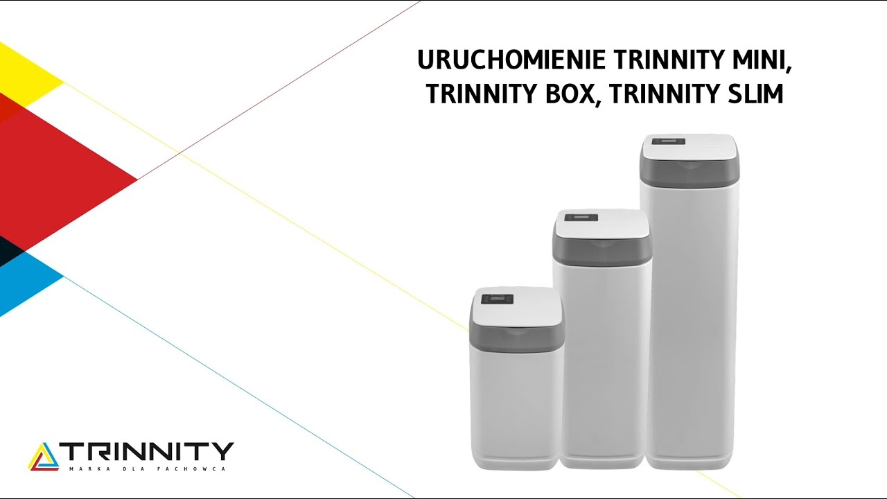 Jak uruchomić zmiękczacze wody TRINNITY: MINI, BOX, SLIM