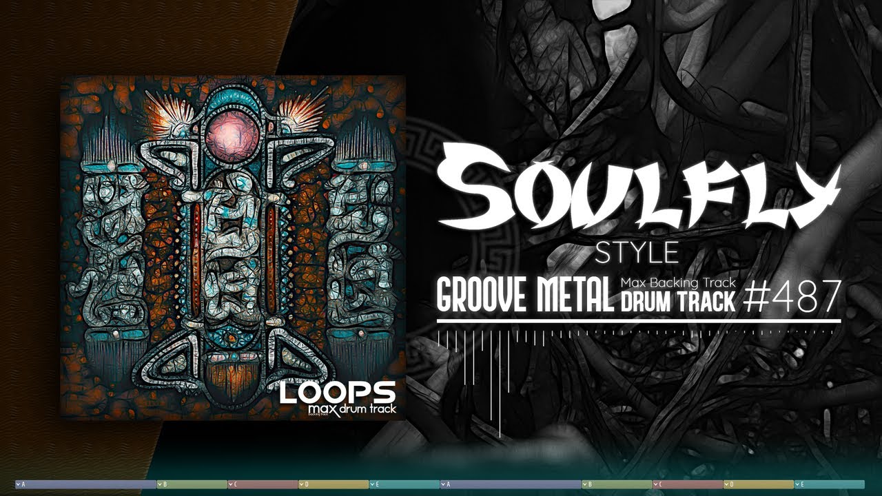 Groove Metal Drum Track / Soulfly Style / 145 bpm