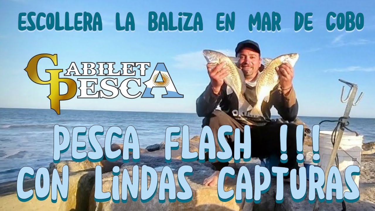 Pesca FLASH en Mar de COBO 🌊 SUSCRIBITEEEEE #pescando #pesca #escollera #anzuelo #linea #caña #mar 
