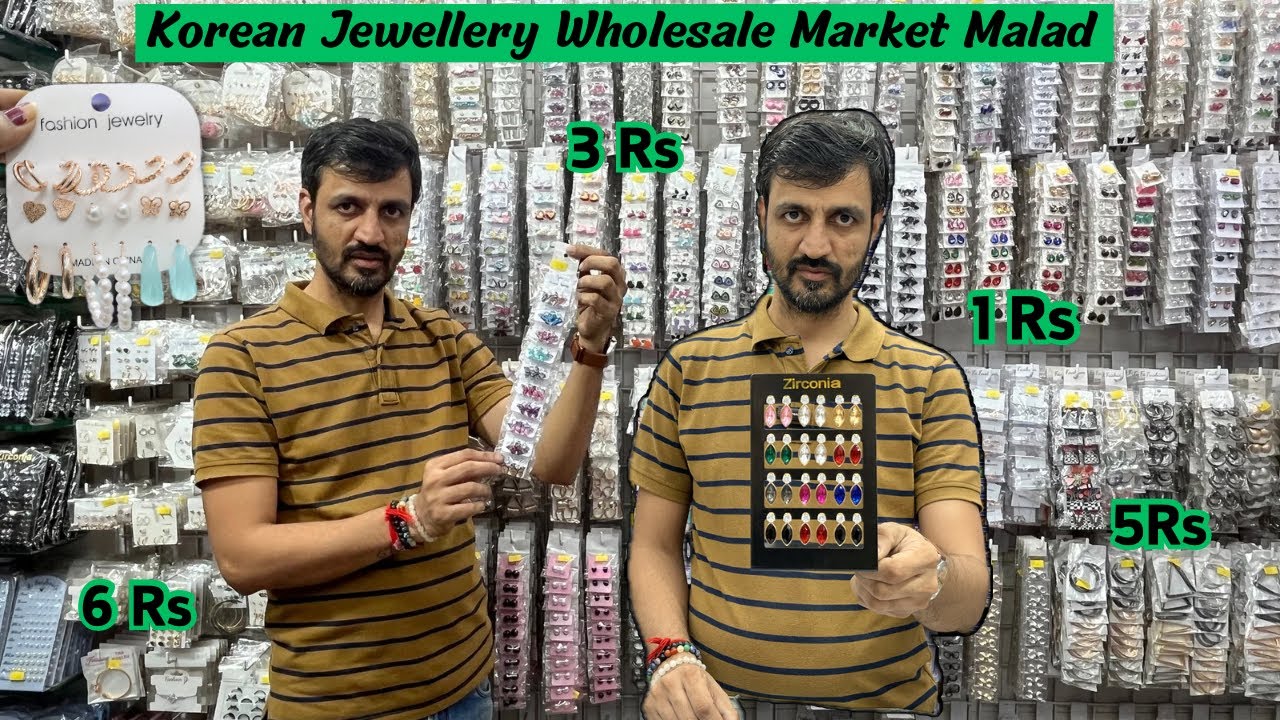 Korean Jewellery Wholesale| Western Jewellery Wholesale Market Mumbai| Korean Western Jewellery #yt