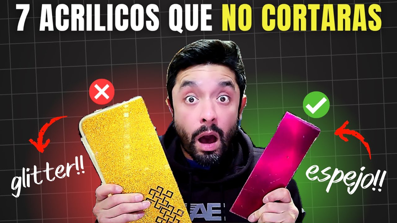 Mi Láser de DIODO vs. ACRILICO: Esto Fue lo que Sucedió... #cortelaser #lasercutting #acrilico