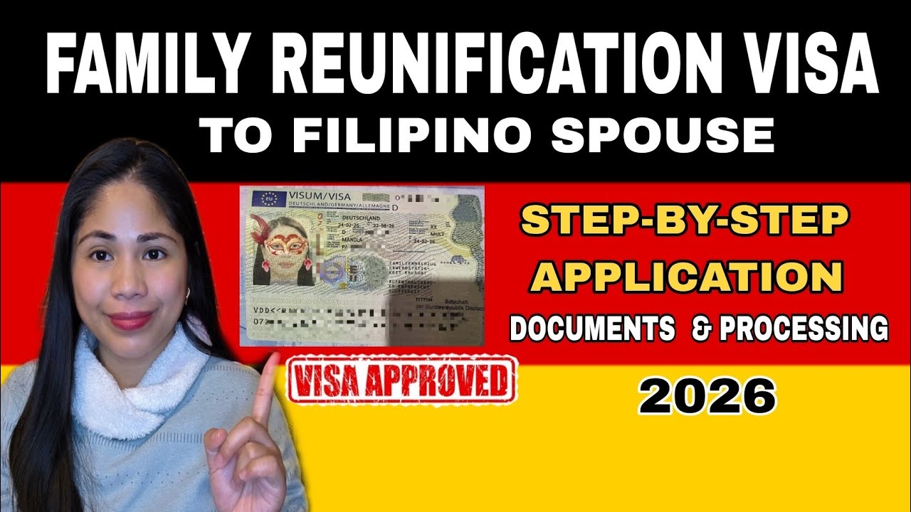 Visa Approved! Germany Family Reunification Step-by-Step (Filipino Spouse) 2026