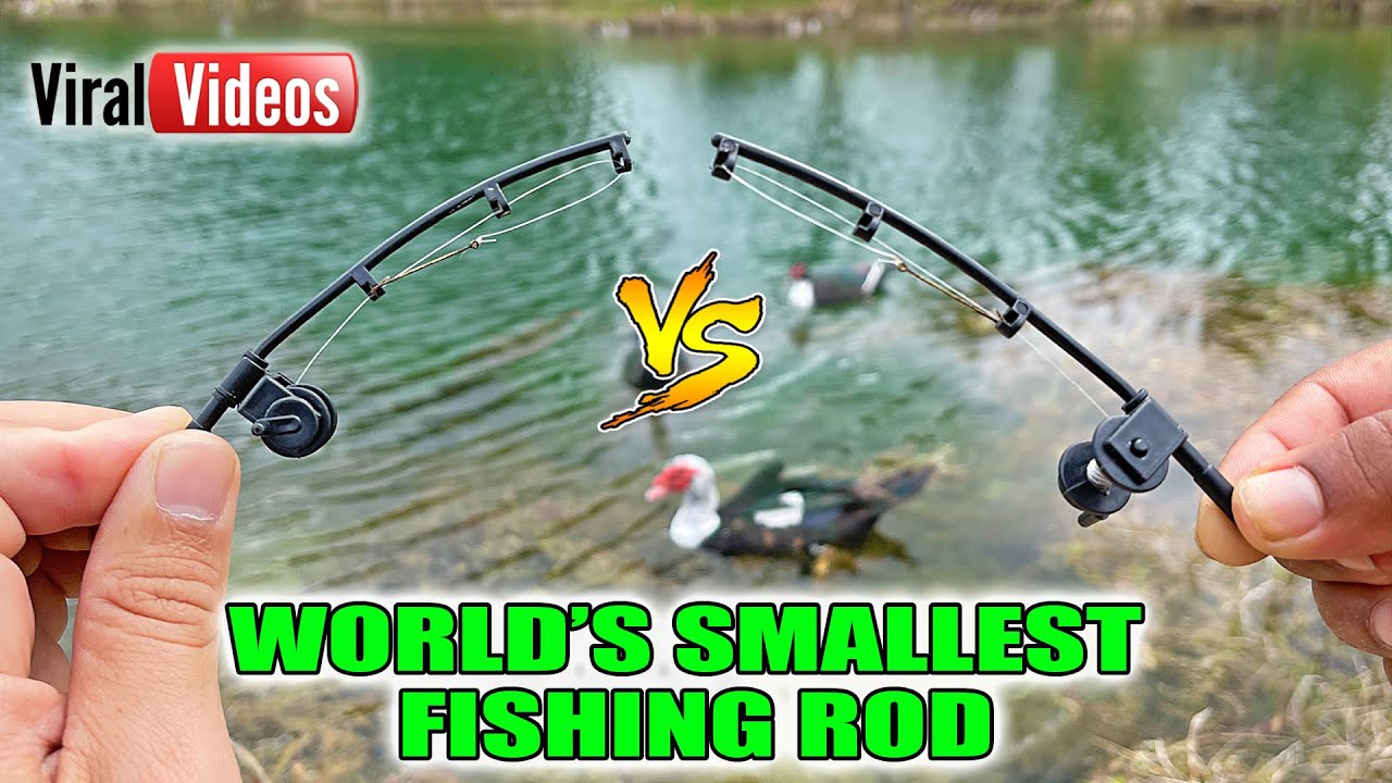 World's Smallest Fishing Rod (MUST WATCH!) The BEST Micro Fishing Ever!