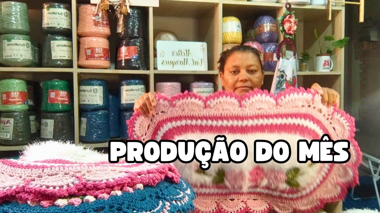 Produção do mês de abril ❤️Quase 5000 $ em crochê !!
