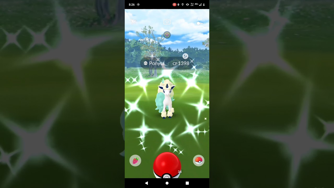 Getting LUCKY With a Shiny Ponyta! #pokemon #pokemongo #pok&eacute;mon #shinypokemon