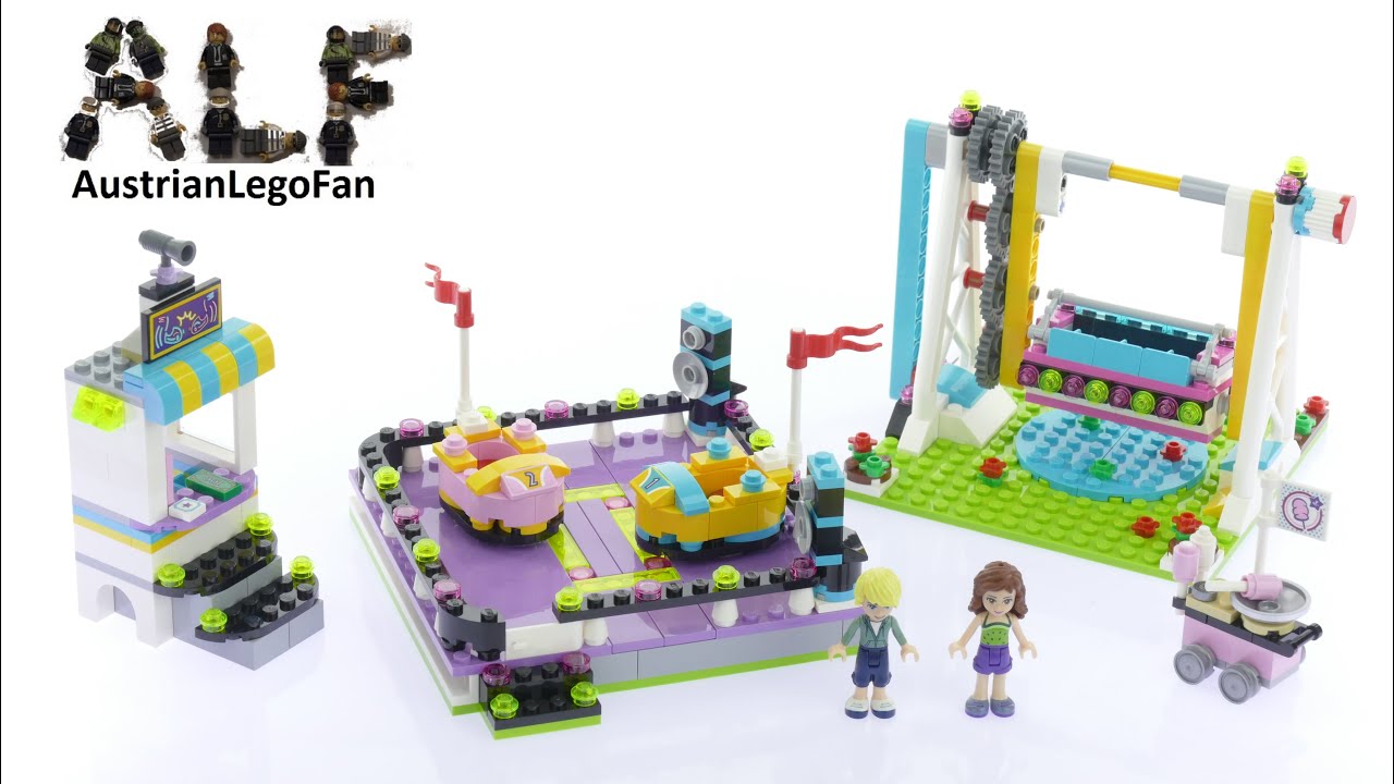 Lego Friends 41133 Amusement Park Bumper Cars Speed Build