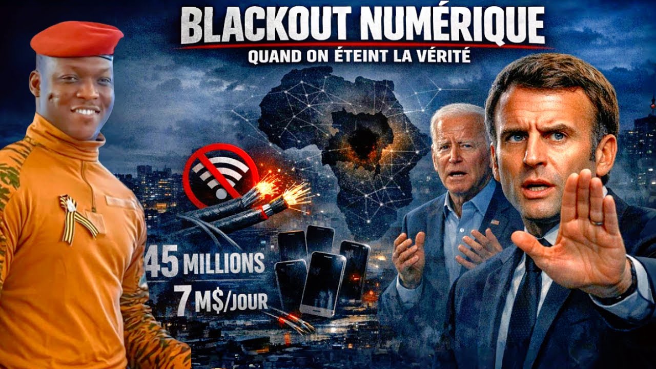 Ibrahim Traoré : 45 millions déconnectés, 7M$/jour… le blackout qui révèle tout