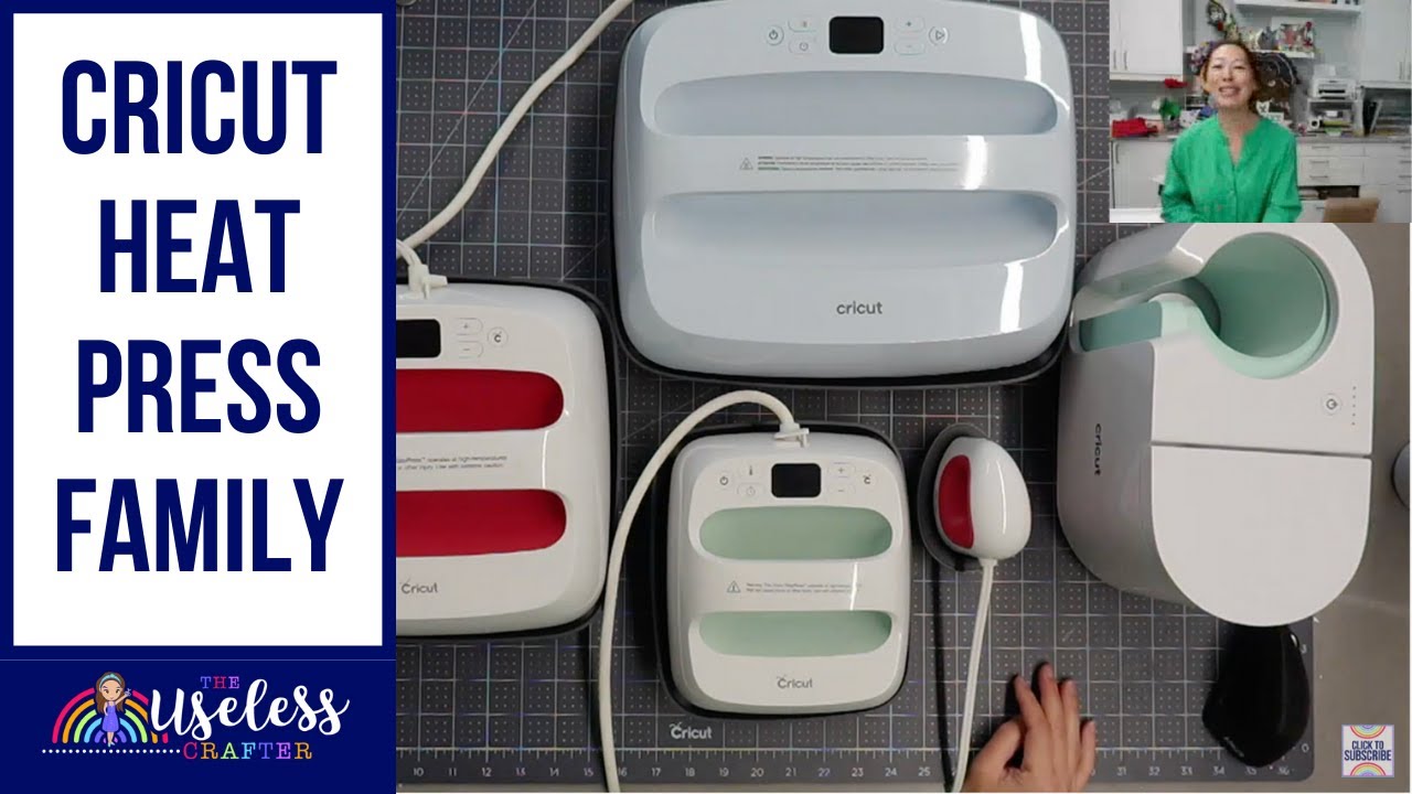 Introducing My Cricut Heat Press Family | Difference Between Cricut Heat Presses The Useless Crafter