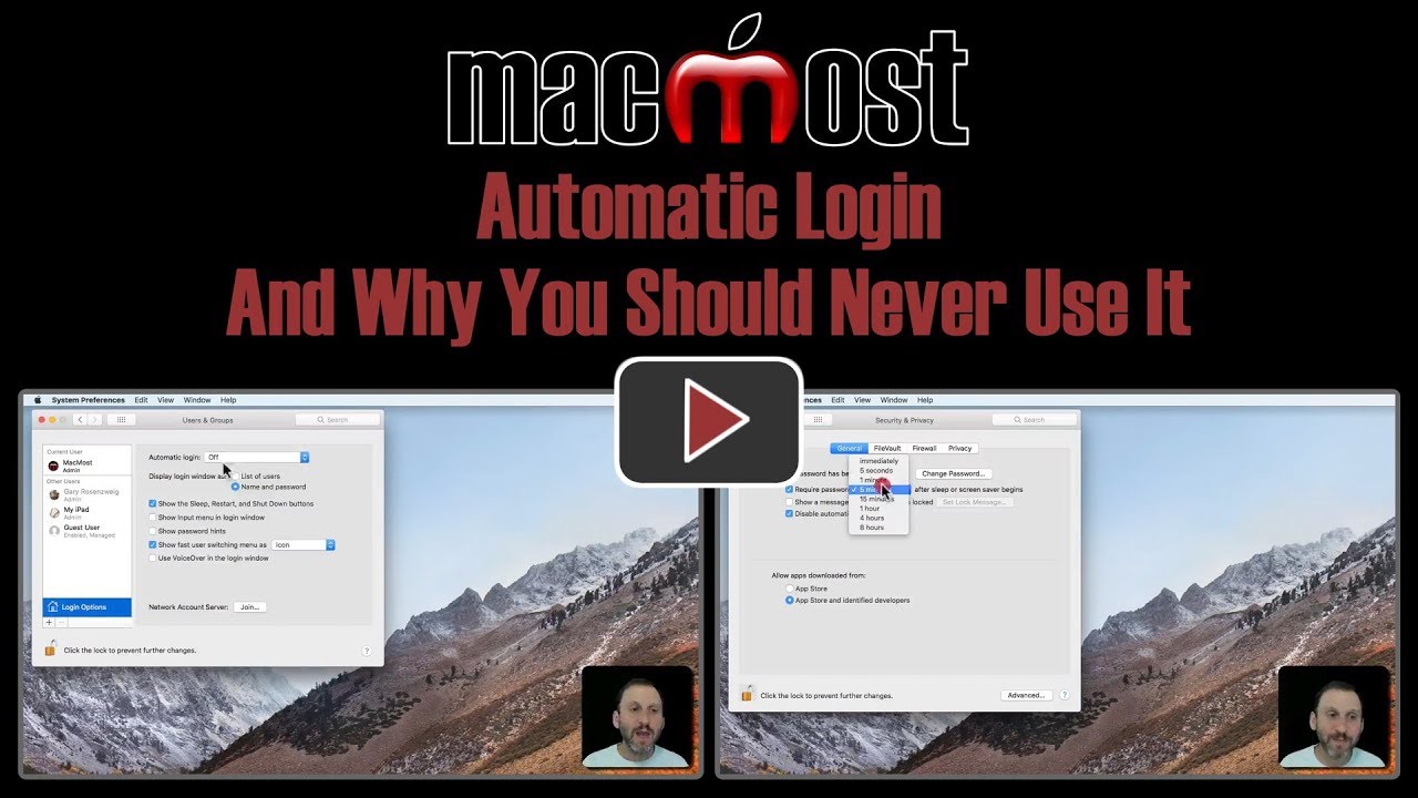 Automatic Login And Why You Should Never Use It (#1709)