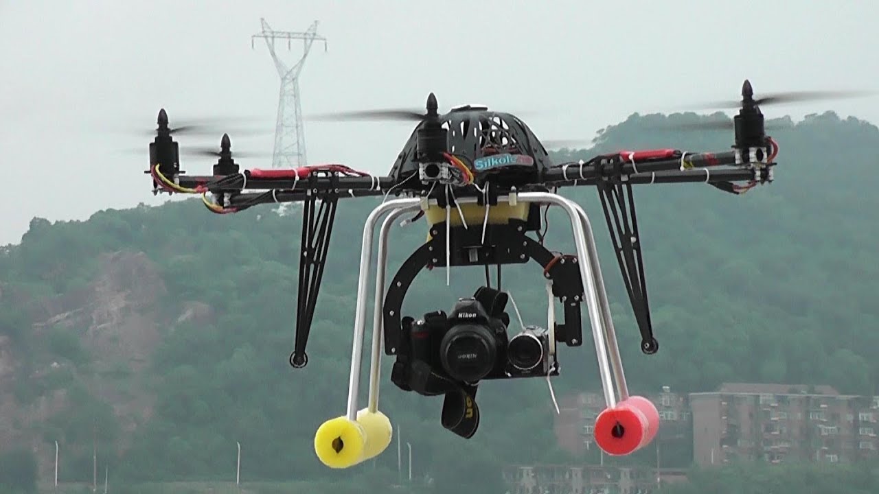 OFM-800 Hexa Test flight with DSLR and Sony Cam