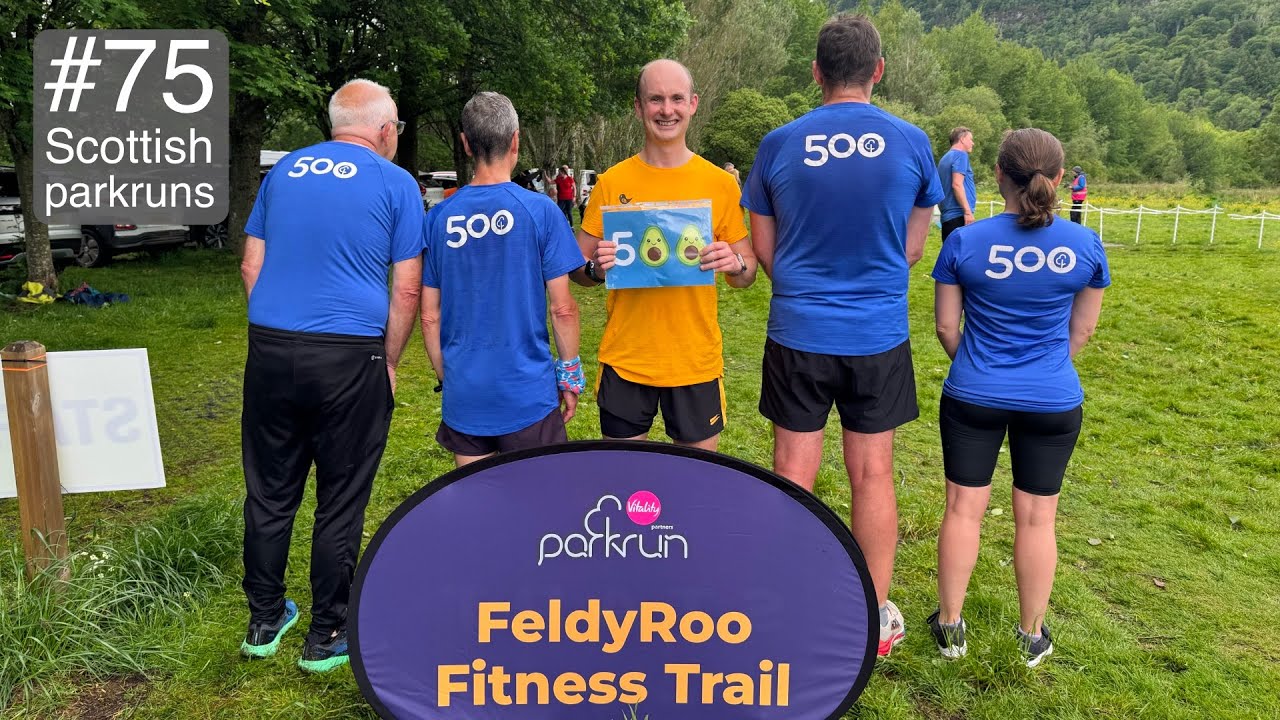 Забег Parkrun FeldyRoo Fitness Trail (Аберфелди) — №75 в шотландских забегах Parkrun