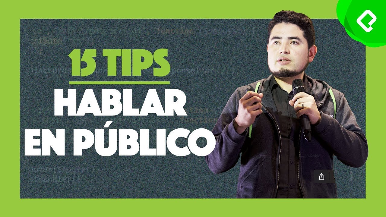 15 reglas para hablar en público | Curso de Oratoria y Hablar en Público