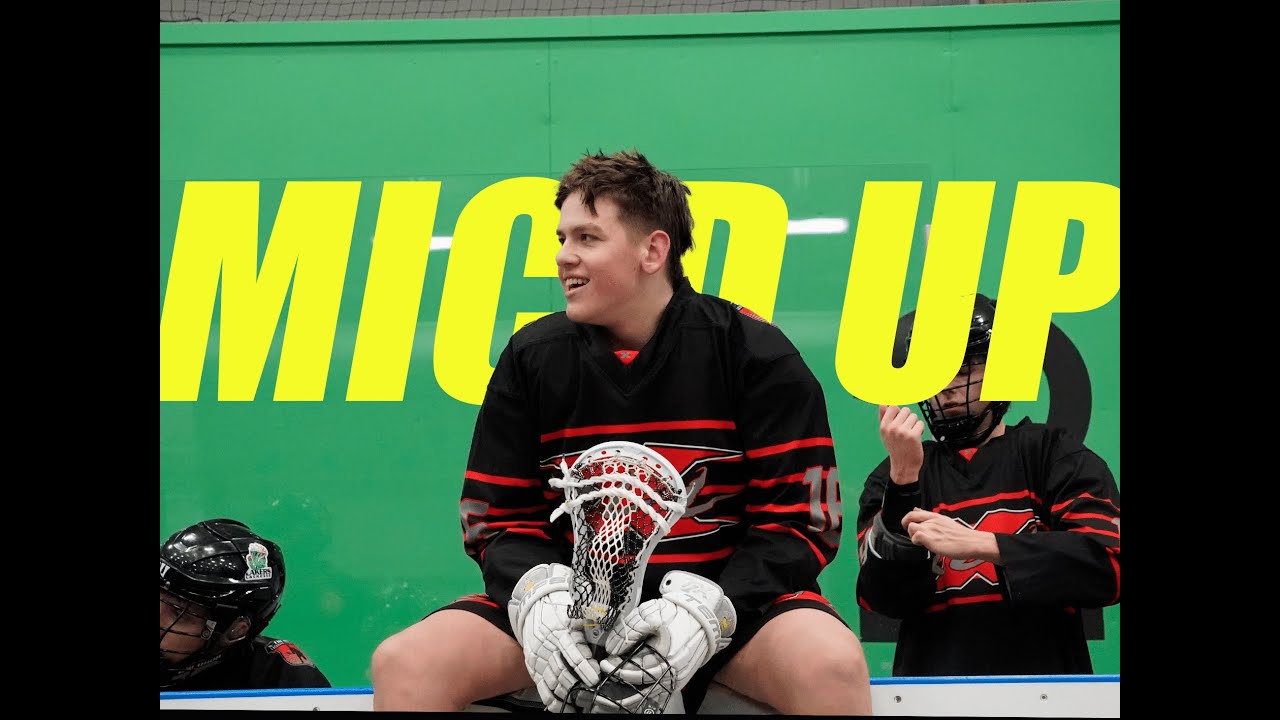 We Mic'd a High School Senior In a Box Lacrosse Game ( Josh Mills)