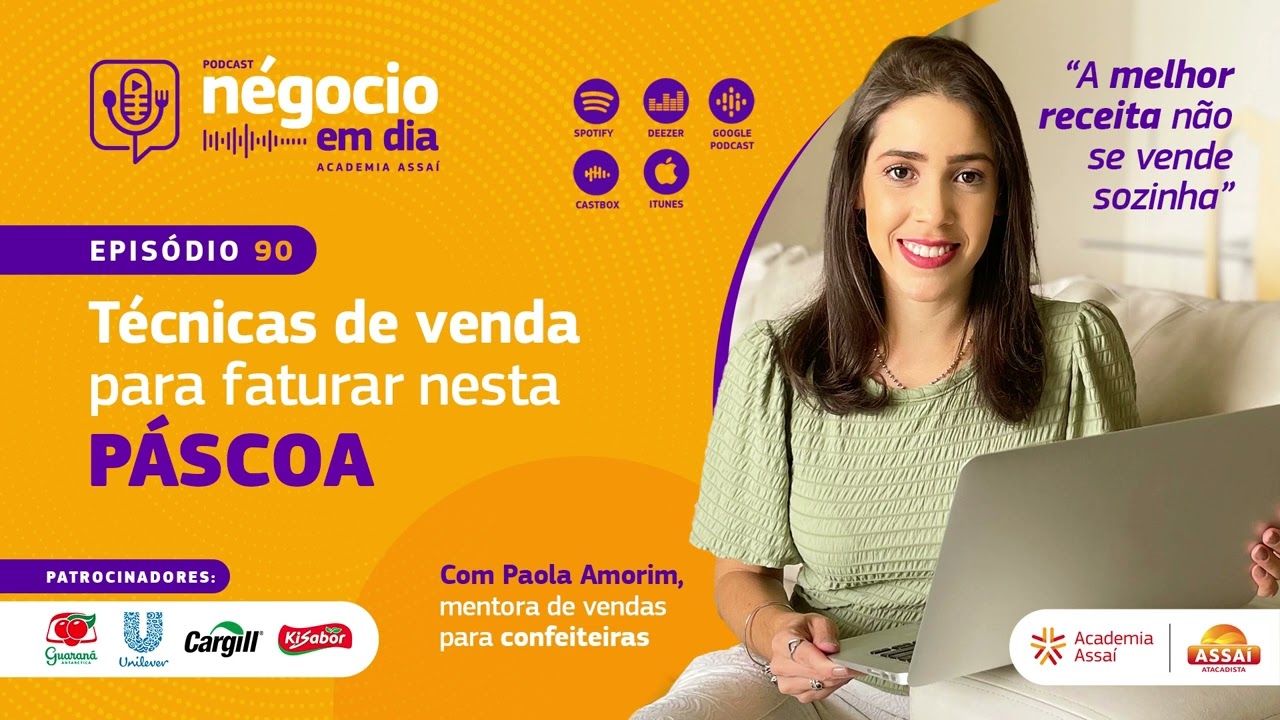 Ep 90 - Técnicas de venda para faturar nesta Páscoa, com Paola Amorim