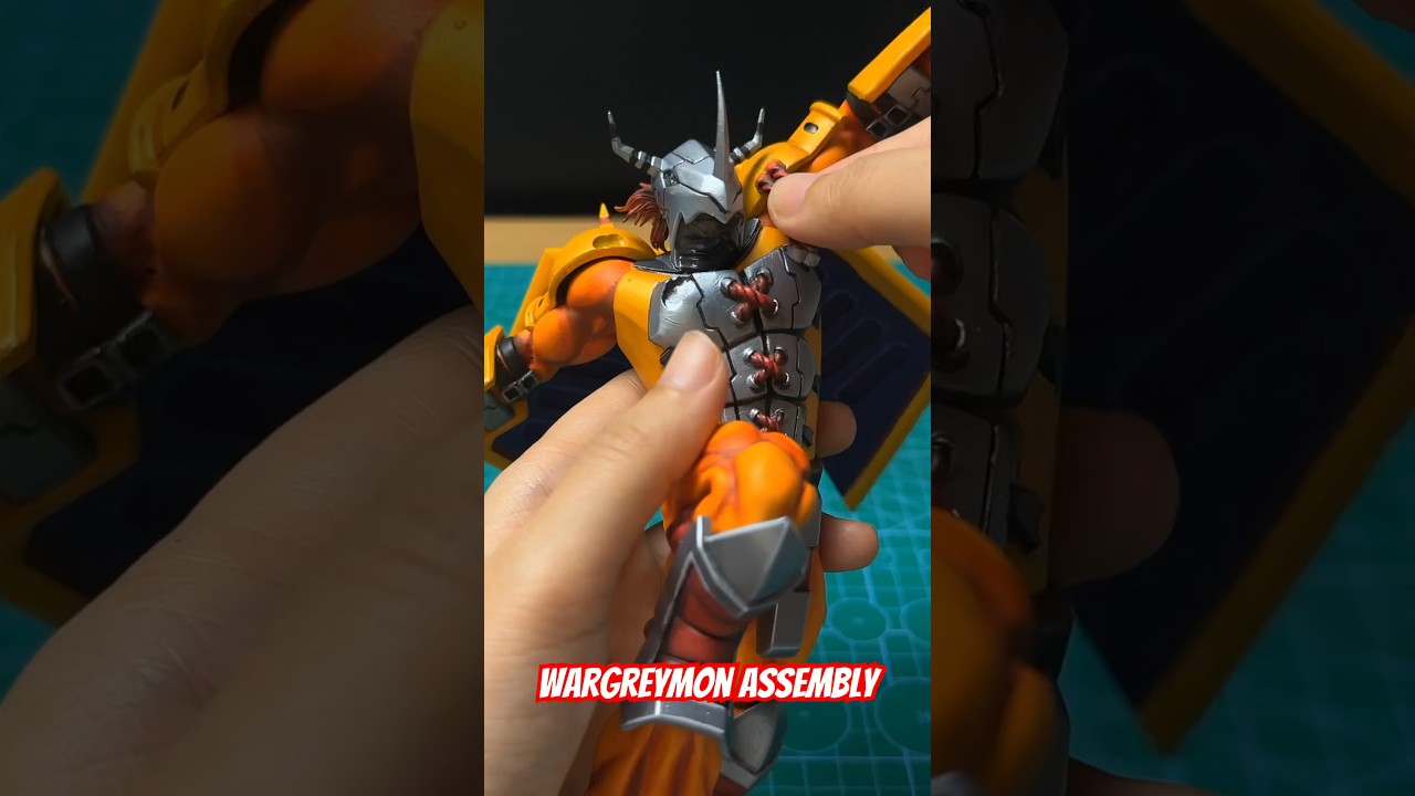 3D Printed Wargreymon - Assembly #wargreymon #assembly #digimon