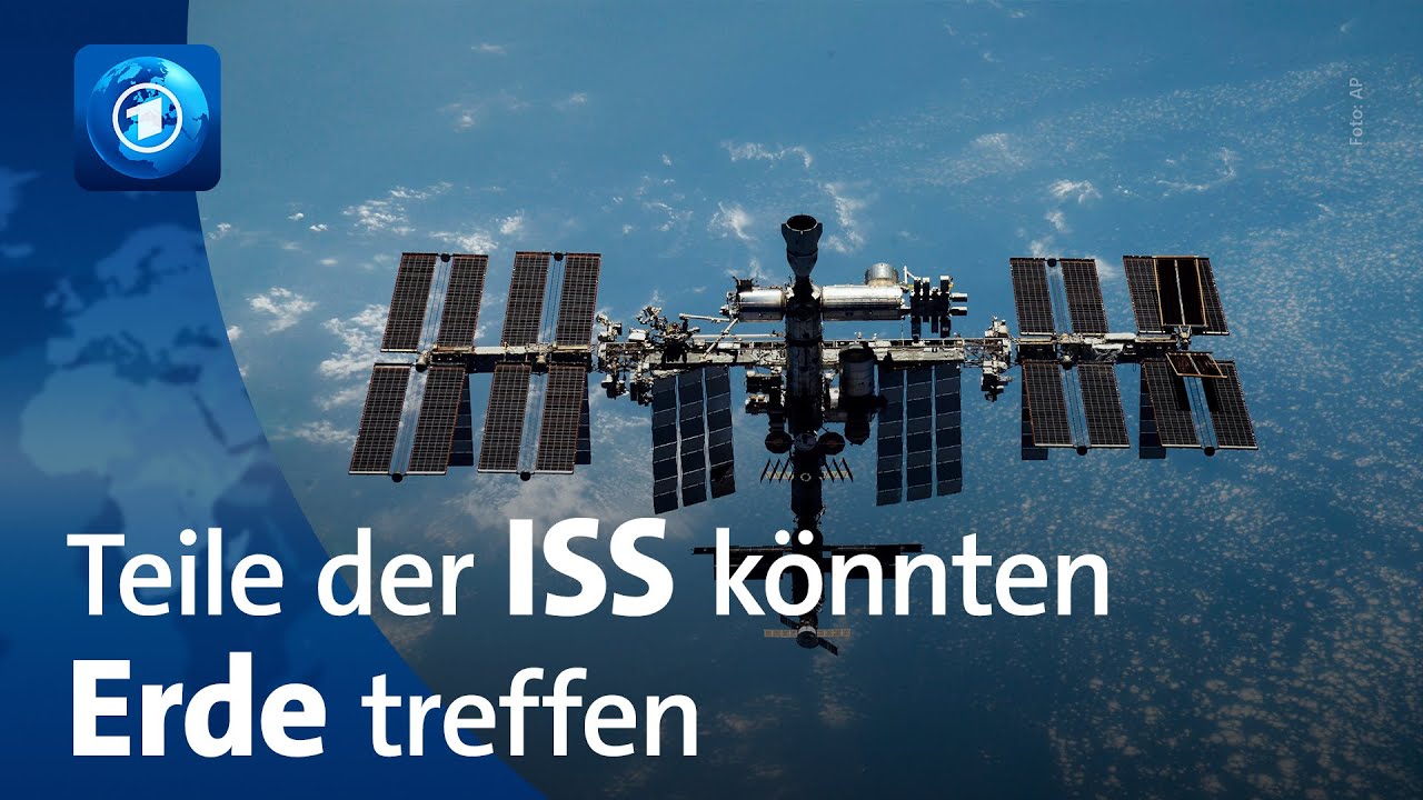 ISS-Trümmerteile könnten auf die Erde stürzen