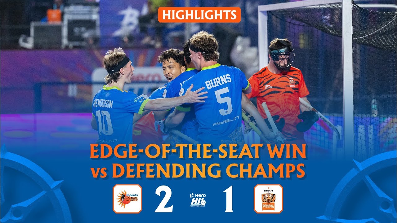 Vedanta Kalinga Lancers vs Shrachi Bengal Tigers Match Highlights | Hero Hockey India League 2025–26