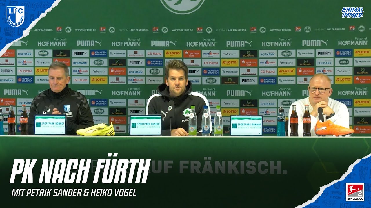 &bdquo;Drei Punkte gegen einen direkten Konkurrenten.&ldquo; | PK nach dem Spiel bei SpVgg Greuther F&uuml;rth (5:4)