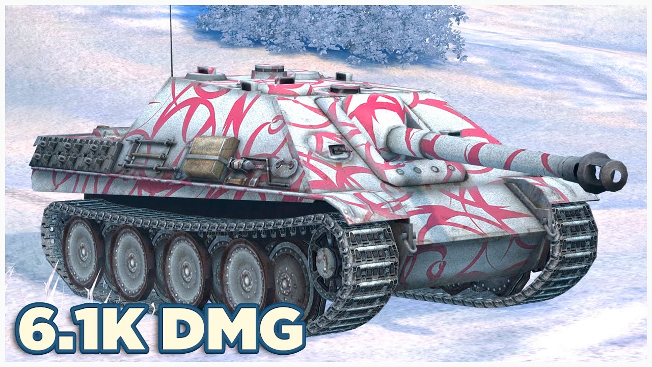 Jagdpanther &bull; 6.1K DMG &bull; 5 KILLS &bull; WoT Blitz