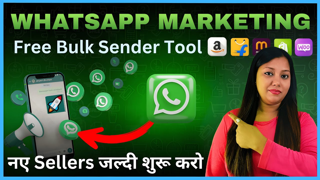 WhatsApp Bulk Message Sender 🚀 WhatsApp Marketing for Ecommerce Free Tools RocketSend io