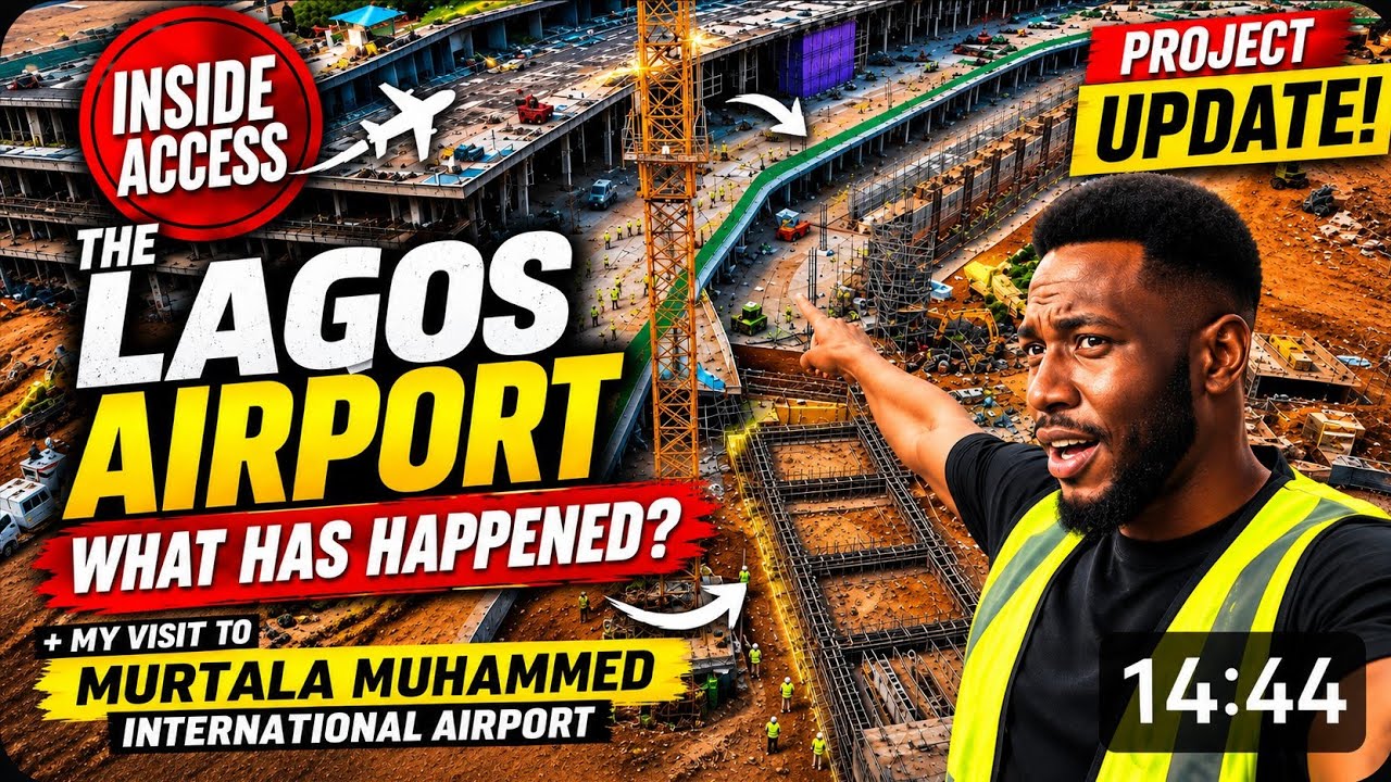 LAGOS AIRPORT IS CHANGING FAST! MASSIVE WORK ONGOING | MY VISIT TO MMIA CONSTRUCTION SITE. Watch