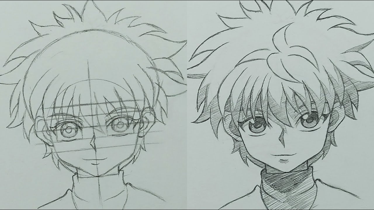 How to draw killua zoldyck with ease! | Hunter x Hunter | ss_art1