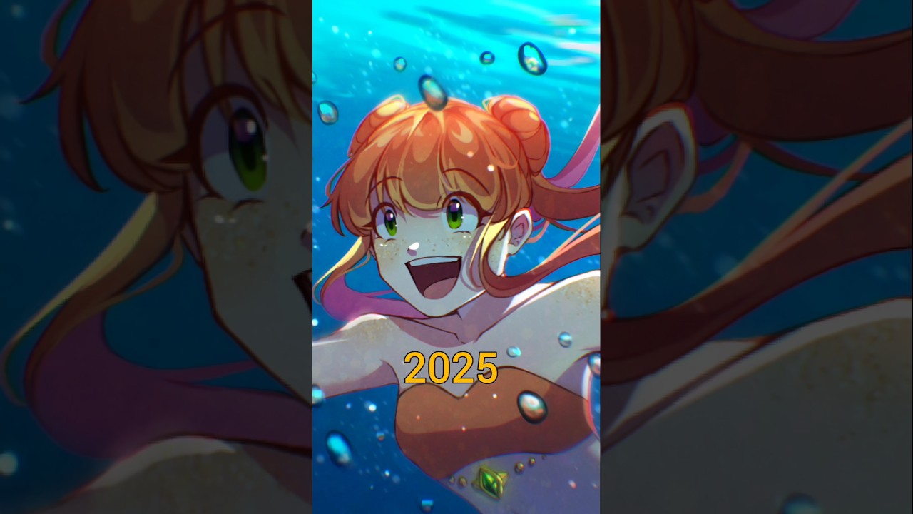 Melody evolu&ccedil;&otilde;es ✨ #art #reinodourado #artedigital #oc #mermaid #melody