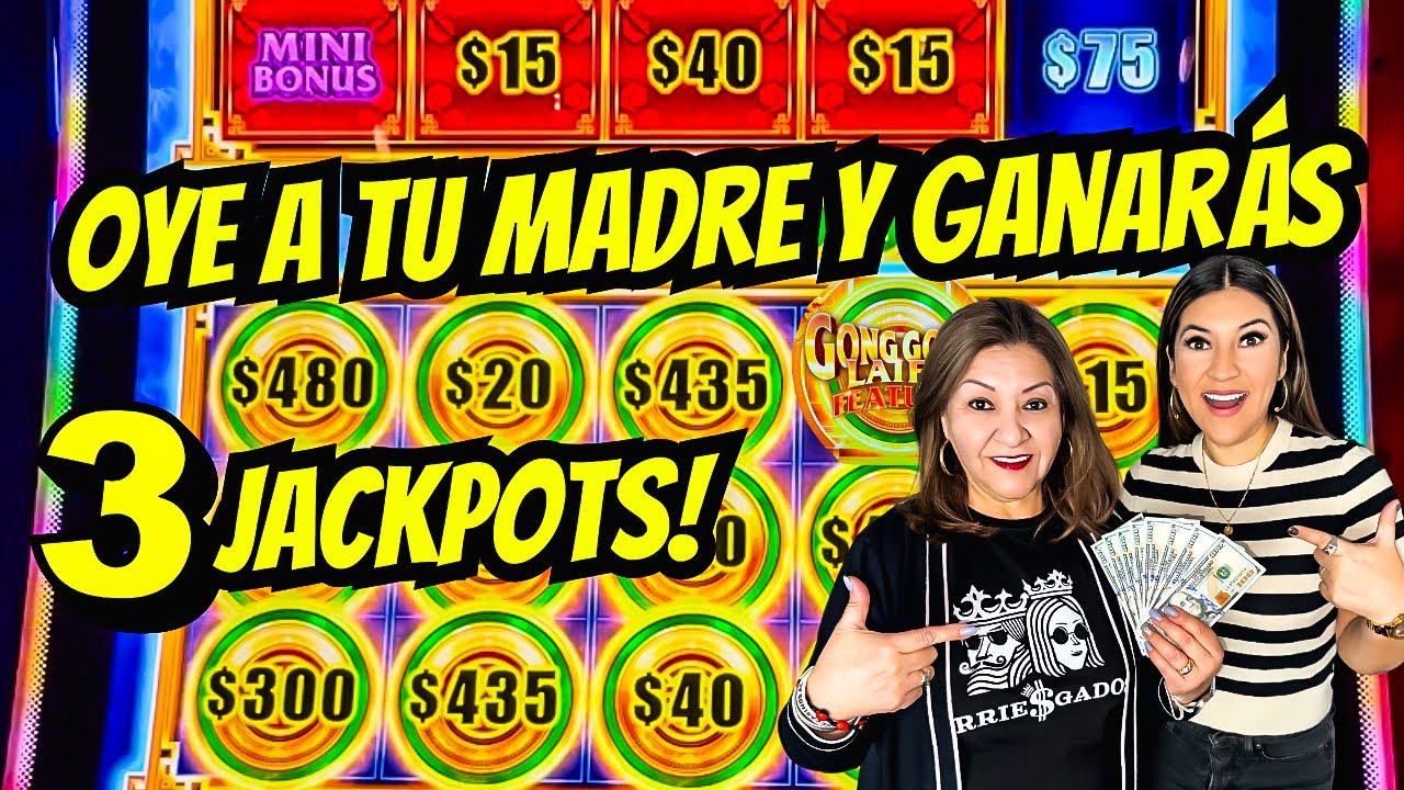 ✅ GANÉ 3 JACKPOTS CON MI MAMA EN EL CASINO #Newgame