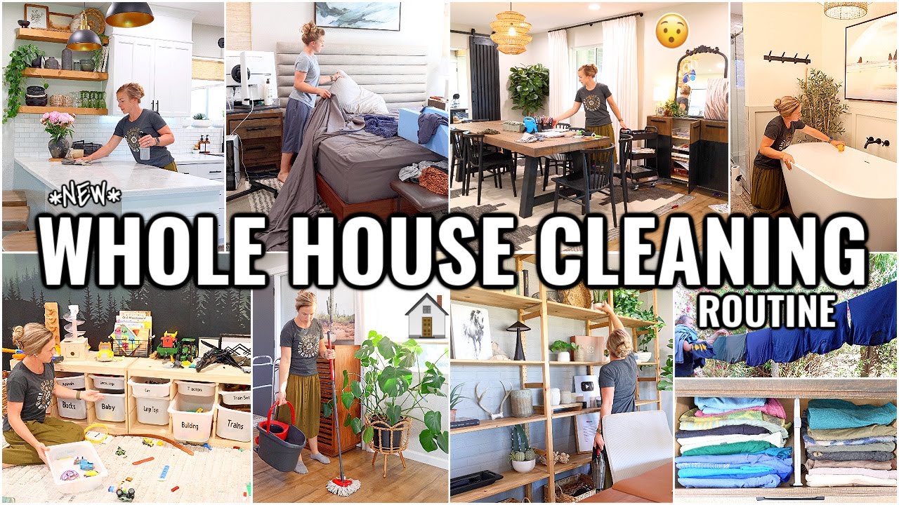 WEEKLY CLEANING ROUTINE!!🏠 WHOLE HOUSE CLEAN WITH ME | 2025 CLEANING MOTIVATION