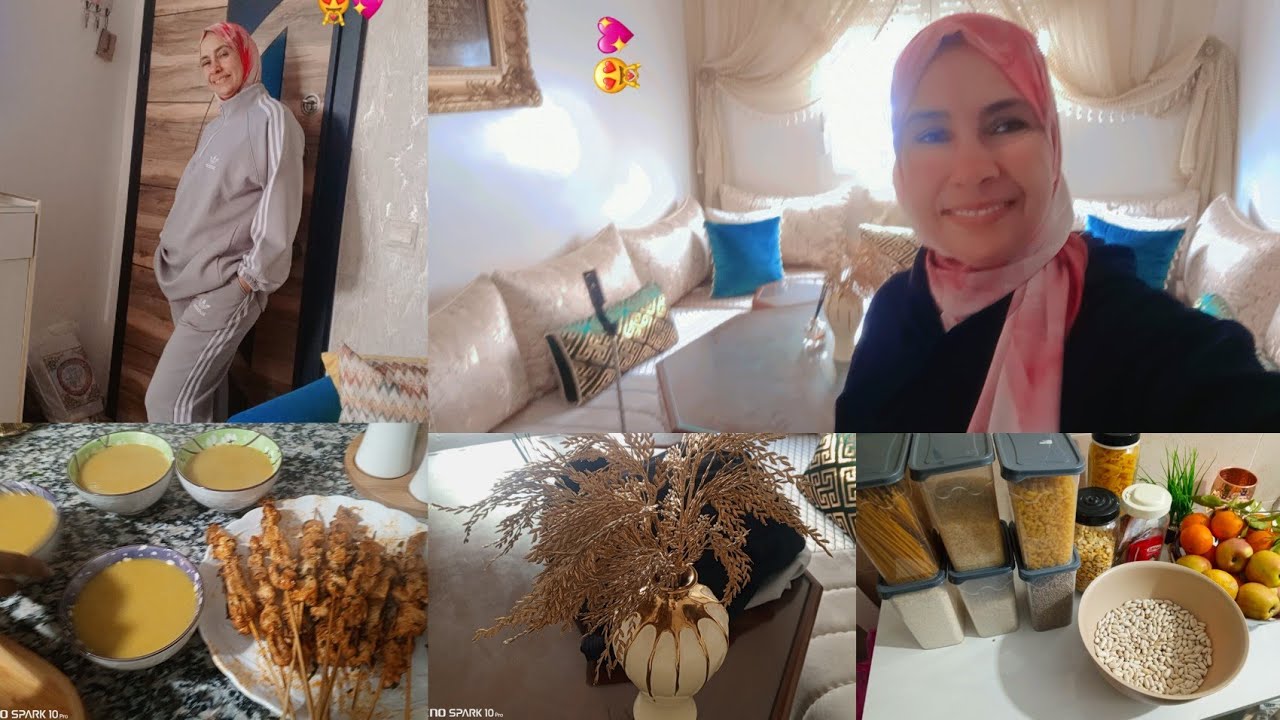 تهلا فيا مول الدار وشرى ليا داكشي اللي بغيت🥰 ونضمت التقدية ديالي ديال الشهر 💪