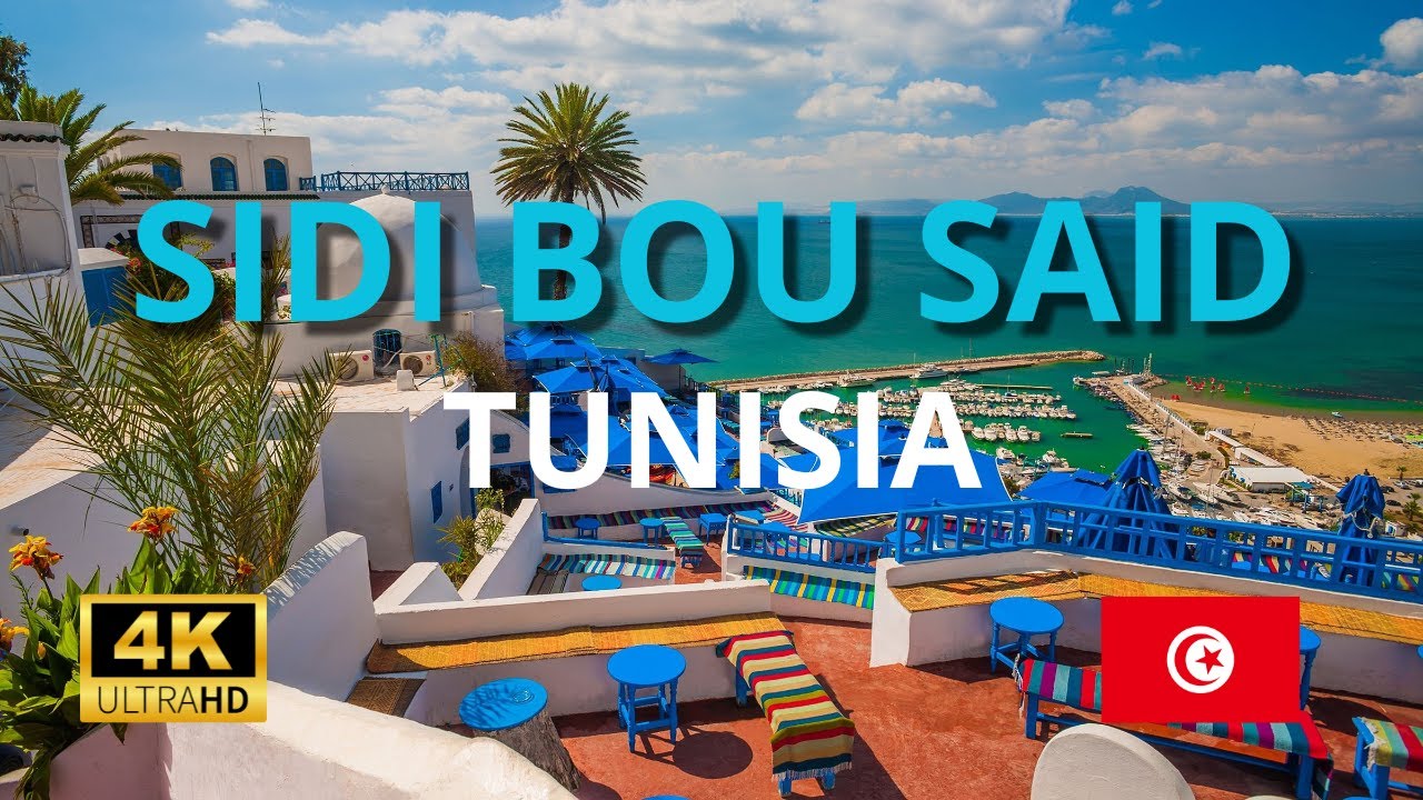 🇹🇳 Sidi Bou Said in 4K | A Walking Tour Through Tunisia’s Blue & White Wonderland