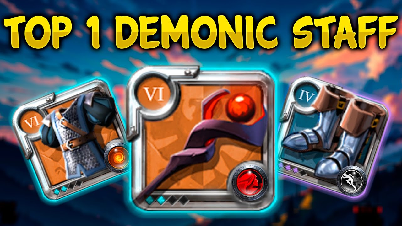 Albion online TOP 1 demonic staff EU destroying meta