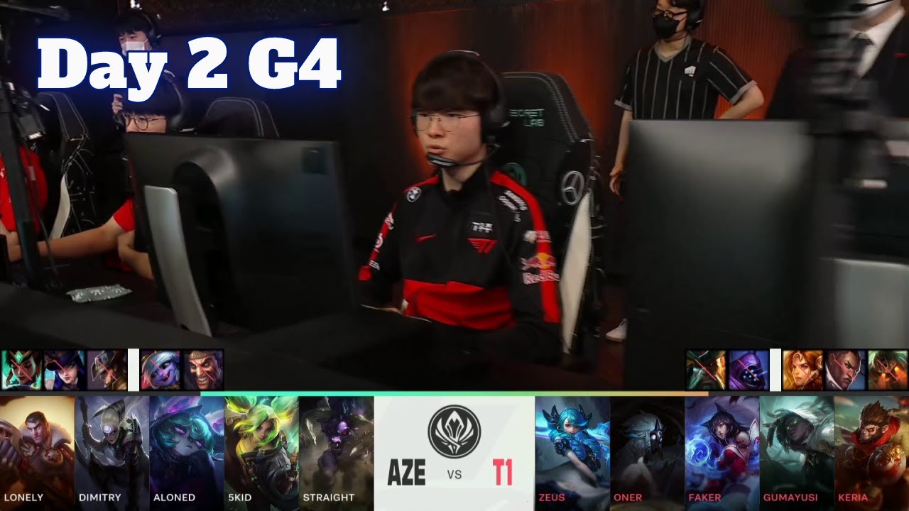 AZE vs T1 - Day 2 LoL MSI 2022 Group Stage | Team Aze vs T1 full game